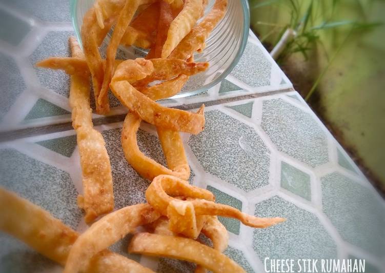 Langkah Mudah untuk Menyiapkan Cheese stik rumahan Anti Gagal