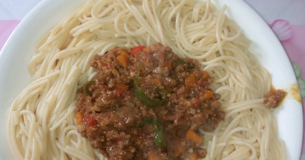 Spaghetti Bolognese Recipe By Sly Jonas Cookpad