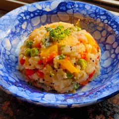 A picture of Veggies upma.