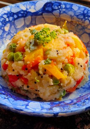 A picture of Veggies upma.