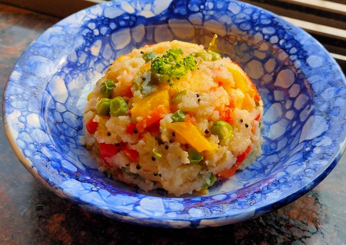 Simple Way to Prepare Ultimate Veggies upma