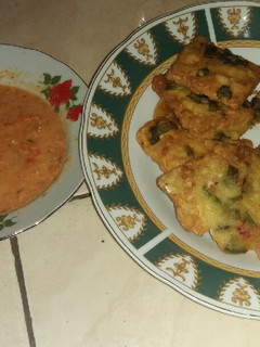 Foto resep Tempe goreng sambel kacang