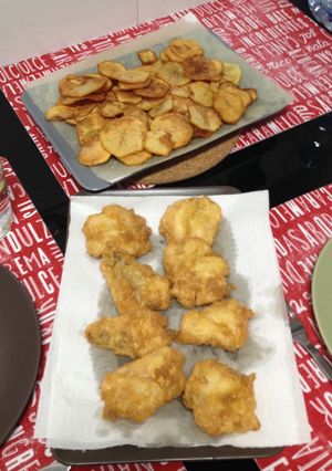 Foto principal de Rape rebozado con patatas fritas