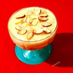 A picture of Almond Saffron Kheer.