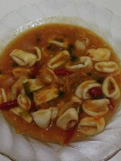 Foto resep Cumi saos padang