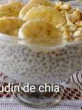 Pudín de chía y mantequilla de maní🥜😋