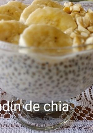 Una foto de Pudín de chía y mantequilla de maní🥜😋