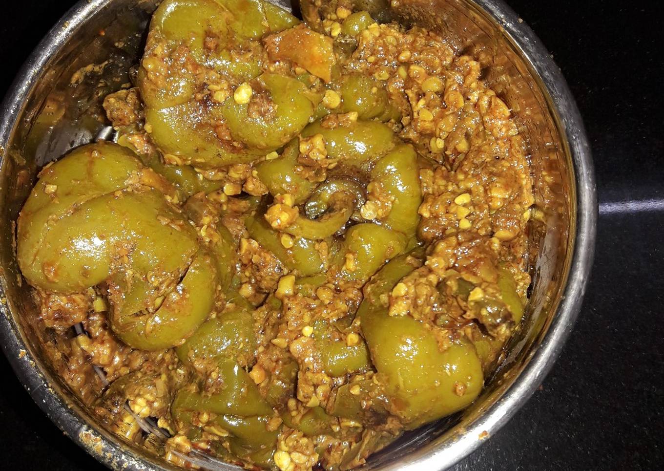 Spicy Maharashtraian capsicum