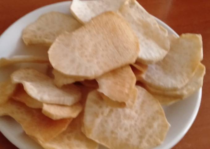 Sweet potato crisps