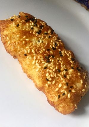 A picture of Chicken bread without dough.