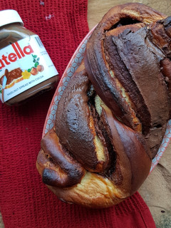 A picture of Nutella Babka.