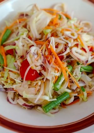 Gambar Kerabu sotong thailand