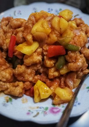 Foto resep Ayam asam manis,lezatt