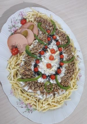 عکسی از دستور خوراک لوبیا سبز فوری