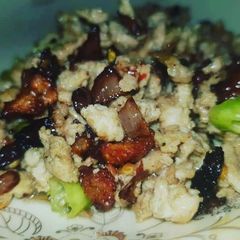 A picture of Chicken Qeema.