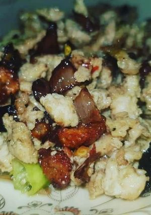 A picture of Chicken Qeema.