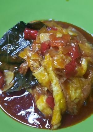 Foto resep Telur dadar saos