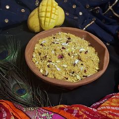 A picture of Mango Churma.