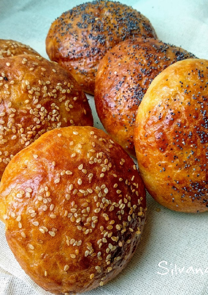 Una foto de 55.🍞Panecillos de aceite de sésamo tostado