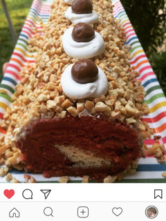 Foto resep Red Velvet Roll Cake