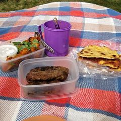 A picture of Beef shawarma Kebabs.