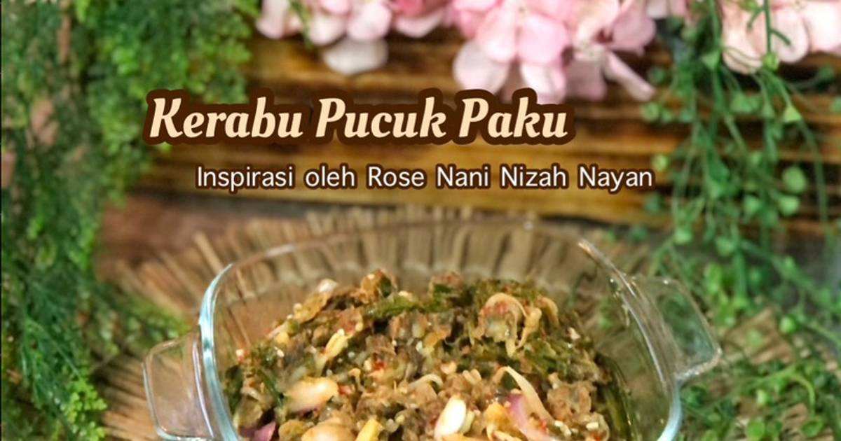 Resipi Kerabu Pucuk Paku Oleh Salina Jalaludin Cookpad