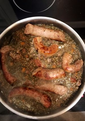 Une photo de Lentilles saucisses de Toulouse