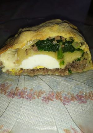 Una foto de Roll de carne y espinaca