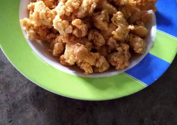 Ayam popcorn simple