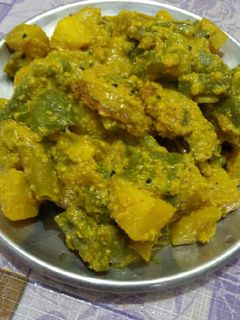 আলু ঝিঙে পোস্ত (aloo jhinge posto recipe in Bengali) রেসিপির প্রধান ছবি