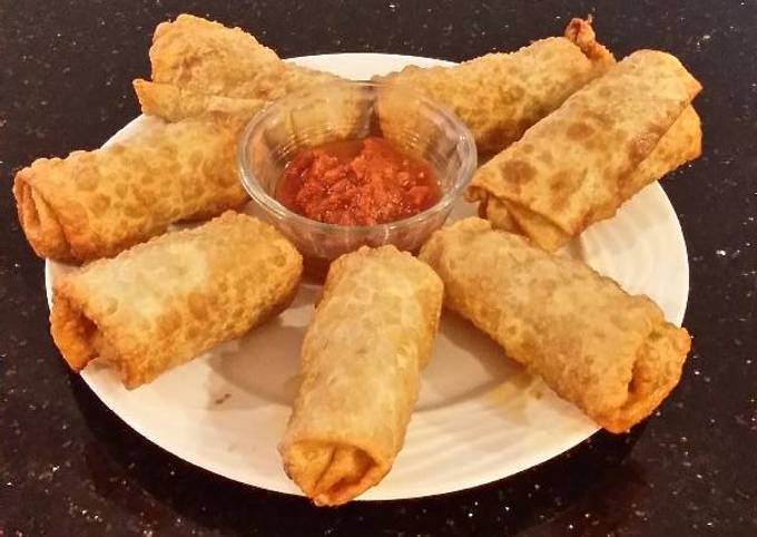 Recipe of Any-night-of-the-week Chicken Parmesan Eggrolls