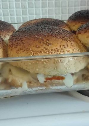 Φωτογραφία της συνταγής Burger με κοτόπουλο