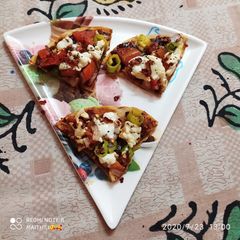 A picture of No Yeast Pizza.