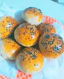 Bollos rellenos de queso crema