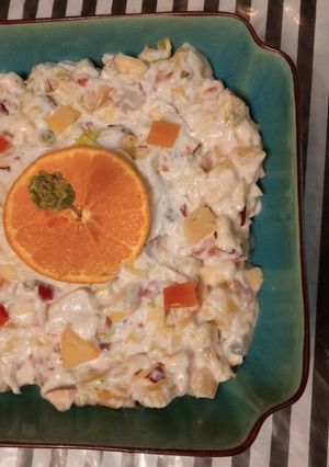 A picture of Russian Salad.