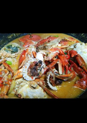 Foto resep Kepiting Kerang Bumbu bali santan Simple