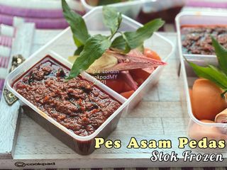 Pes Asam Pedas Tumis Ikan/Ayam/Daging/Tulang/Ikan Bakar (Stok Frozen)