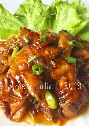 Foto resep Ayam masak mentega with pete