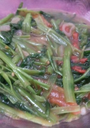 Foto resep Cah kangkung terasi