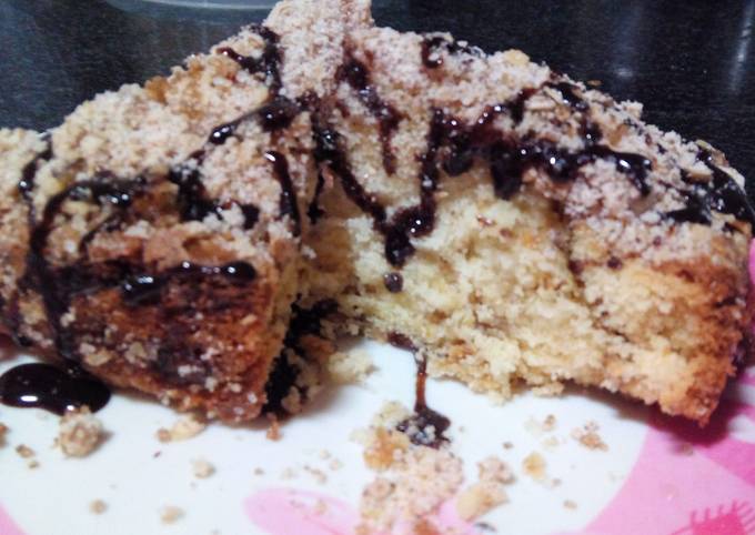 Cinnamon Coffee Apple Crumb Moist Cake