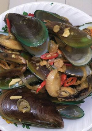 Foto resep Kerang hijau saos tiram