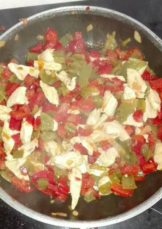 Una foto de Fajitas de pollo