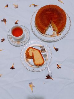 عکسی از دستور کیک پنبه ای