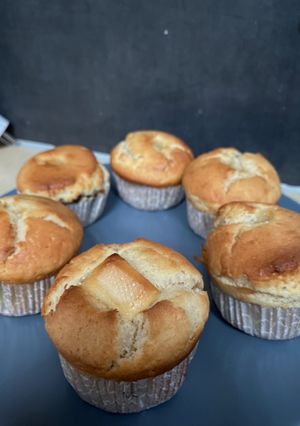 Nutellás-fehércsokis muffin recept fotója
