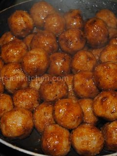 عکسی از دستور کوفته بلغور