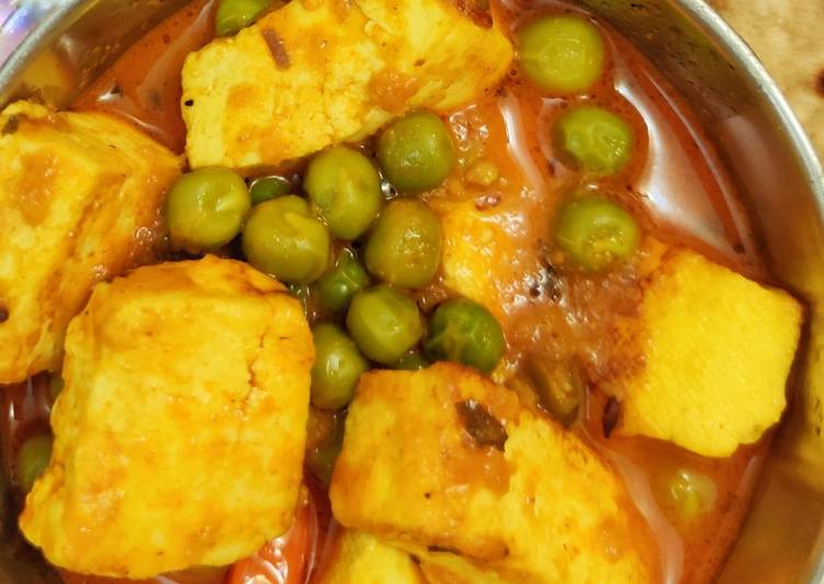 Recipe of Any-night-of-the-week Matar Paneer