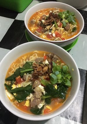 Foto resep Mie Tek Tek Kailan