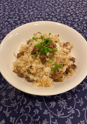 A picture of Steak Fried Rice 🥩🍚.