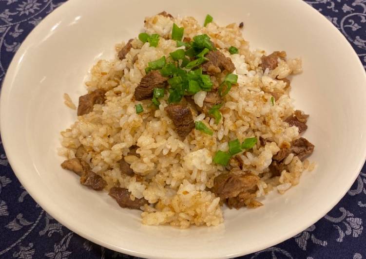 Easiest Way to Prepare Homemade Mummy’s Steak Fried Rice