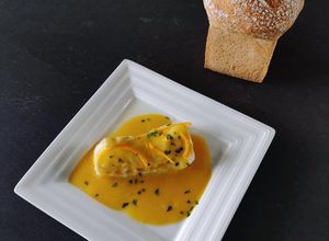Une photo de Dos de cabillaud à l’orange